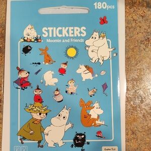 Moomin and Friends Sticker Set,180pcs,New
